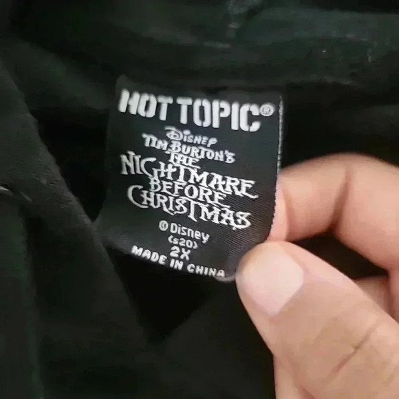 Disney Nightmare Before Christmas Hooded Sweatshirt 2XL Hot Topic Hoodie 2020 - Picture 4 of 5